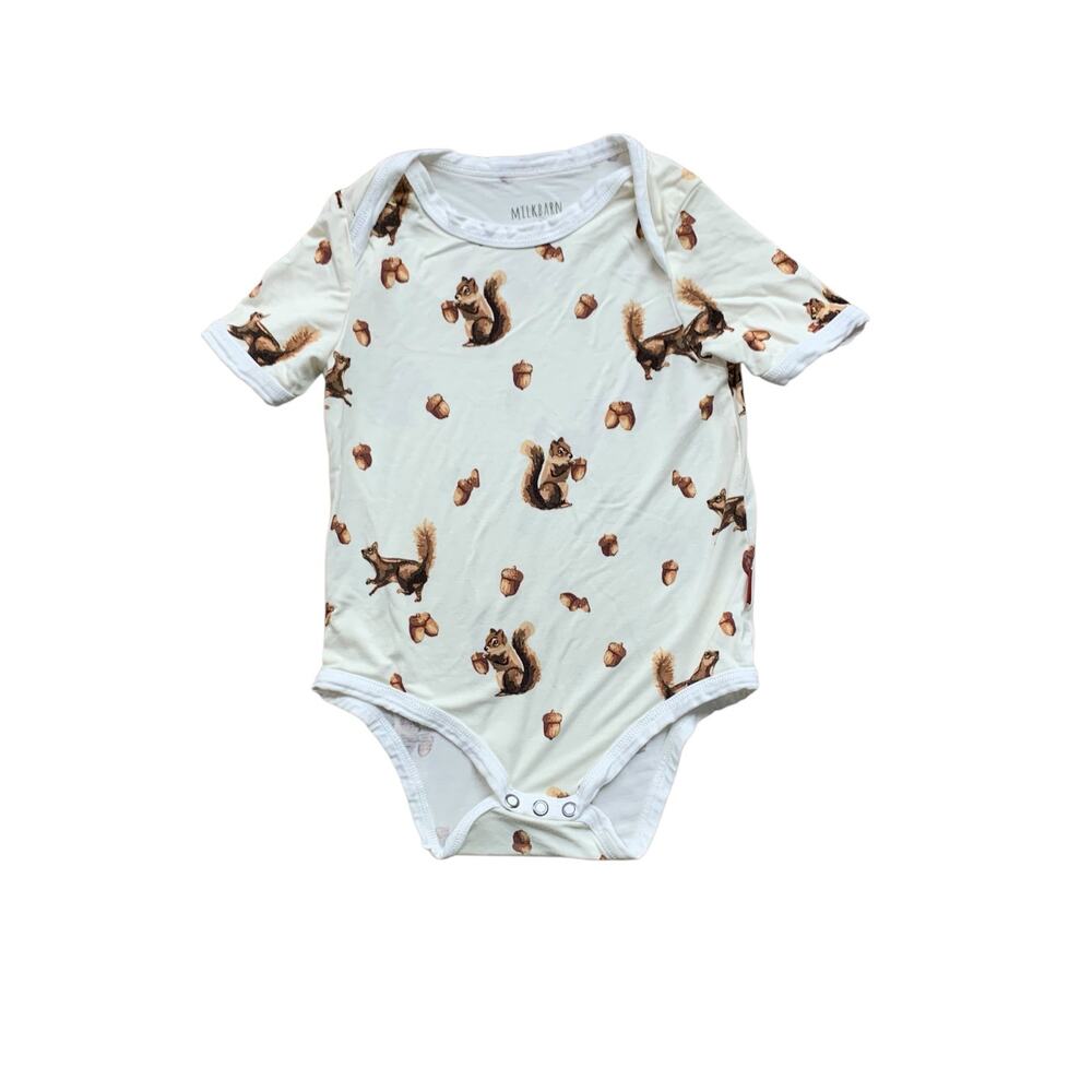 Milkbarn Bamboo Squirrel Bodysuit